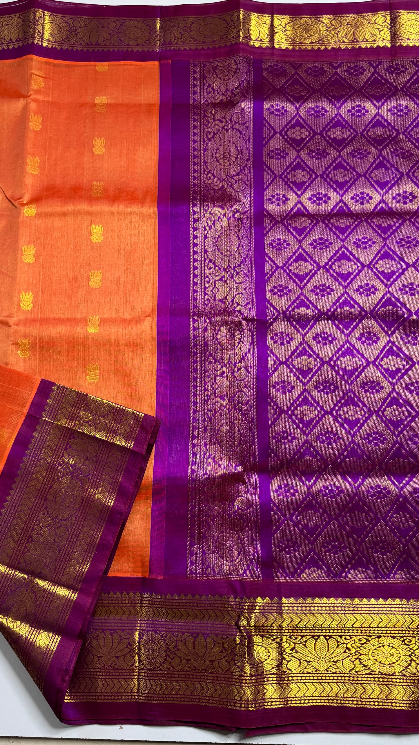 Buttas Pure Silk Cotton Saree