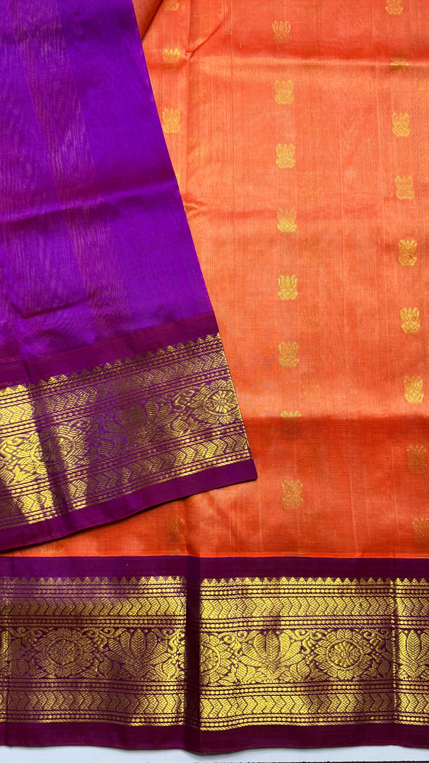 Buttas Pure Silk Cotton Saree