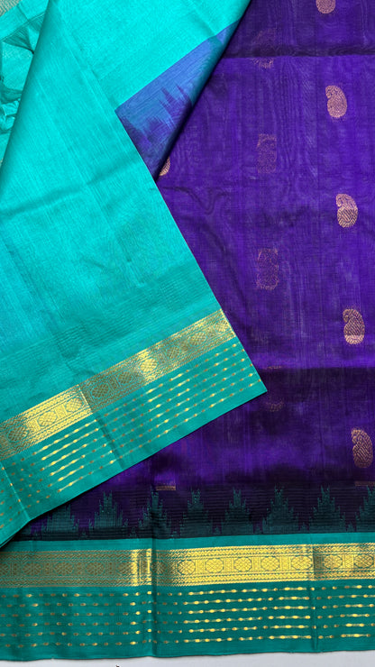 Buttas Pure Silk Cotton Saree