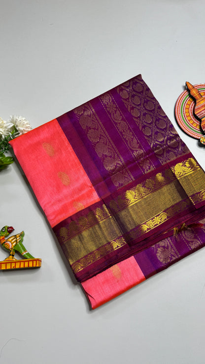 Buttas Pure Silk Cotton Saree
