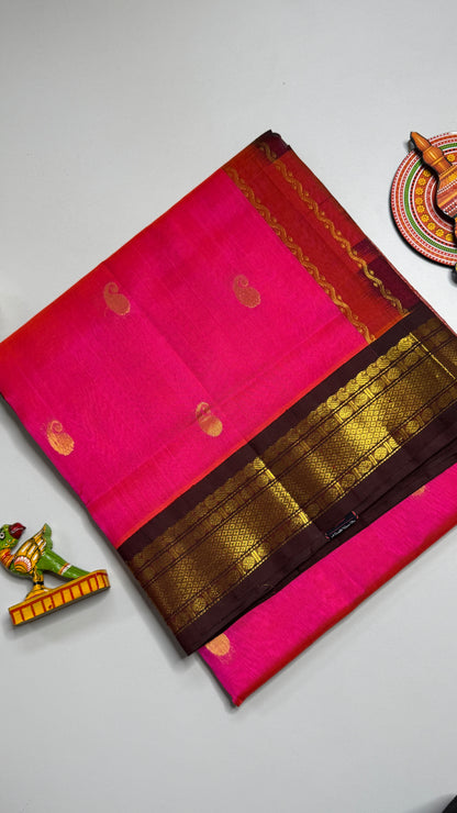 Buttas Pure Silk Cotton Saree