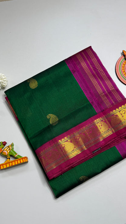 Buttas Pure Silk Cotton Saree