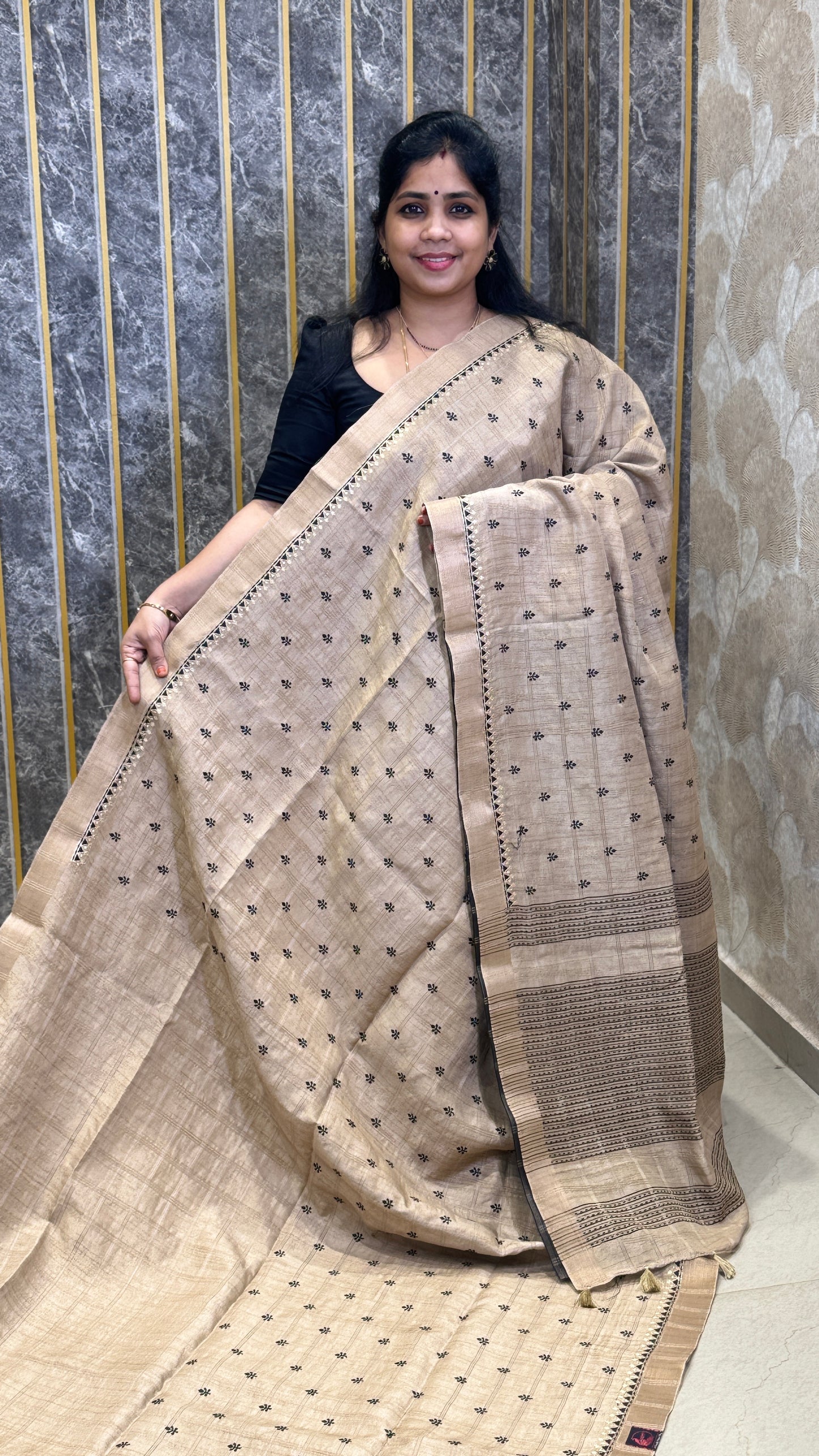 Chappa Tussar Saree