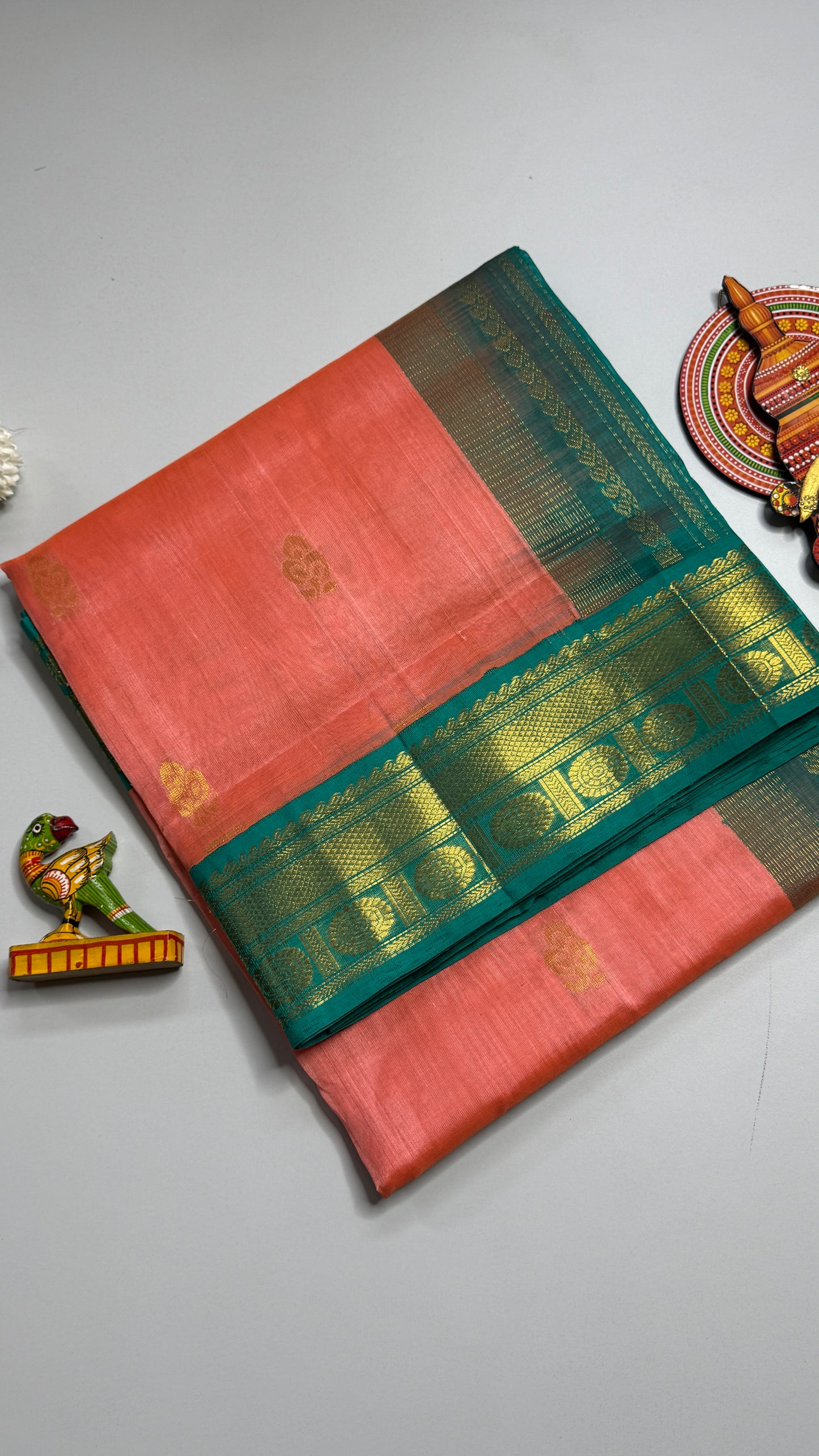 Buttas Pure Silk Cotton Saree