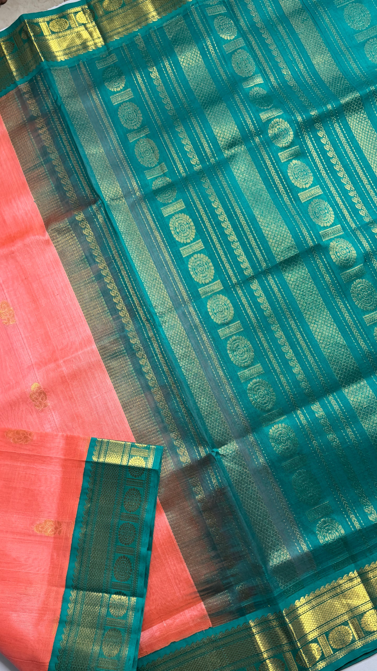 Buttas Pure Silk Cotton Saree