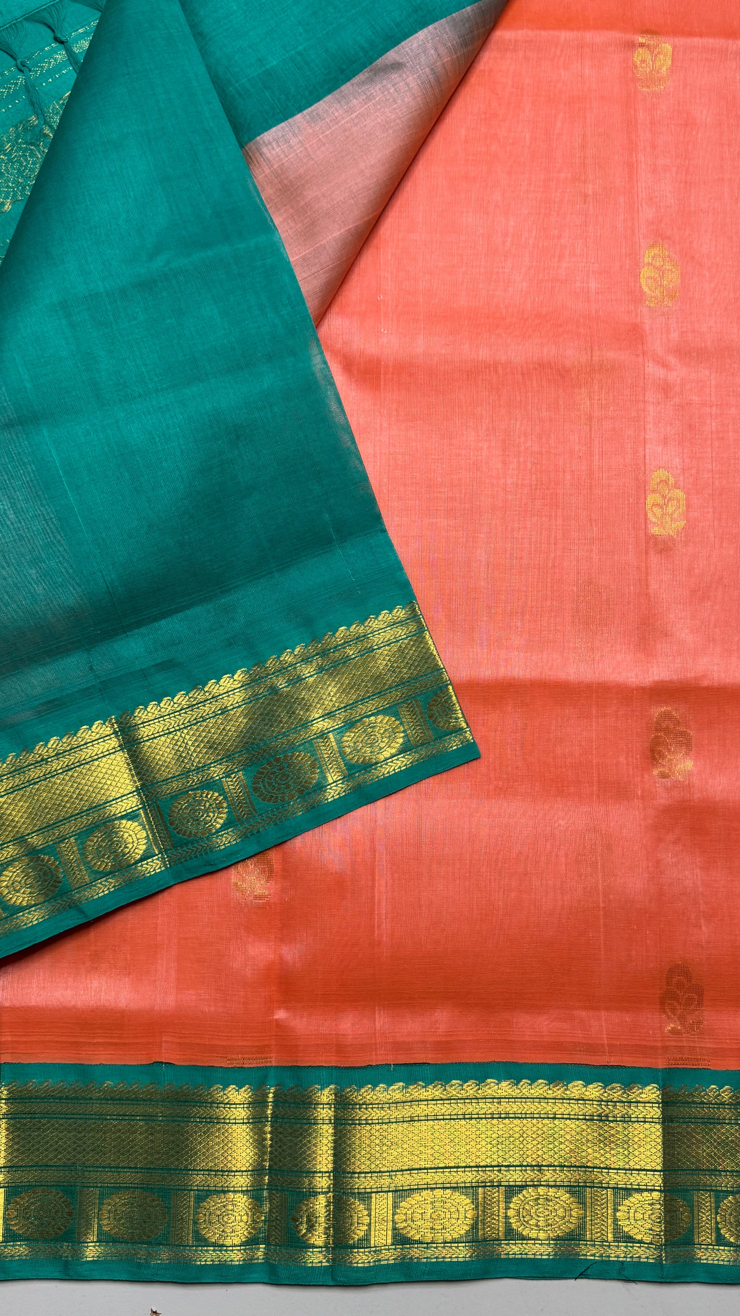 Buttas Pure Silk Cotton Saree