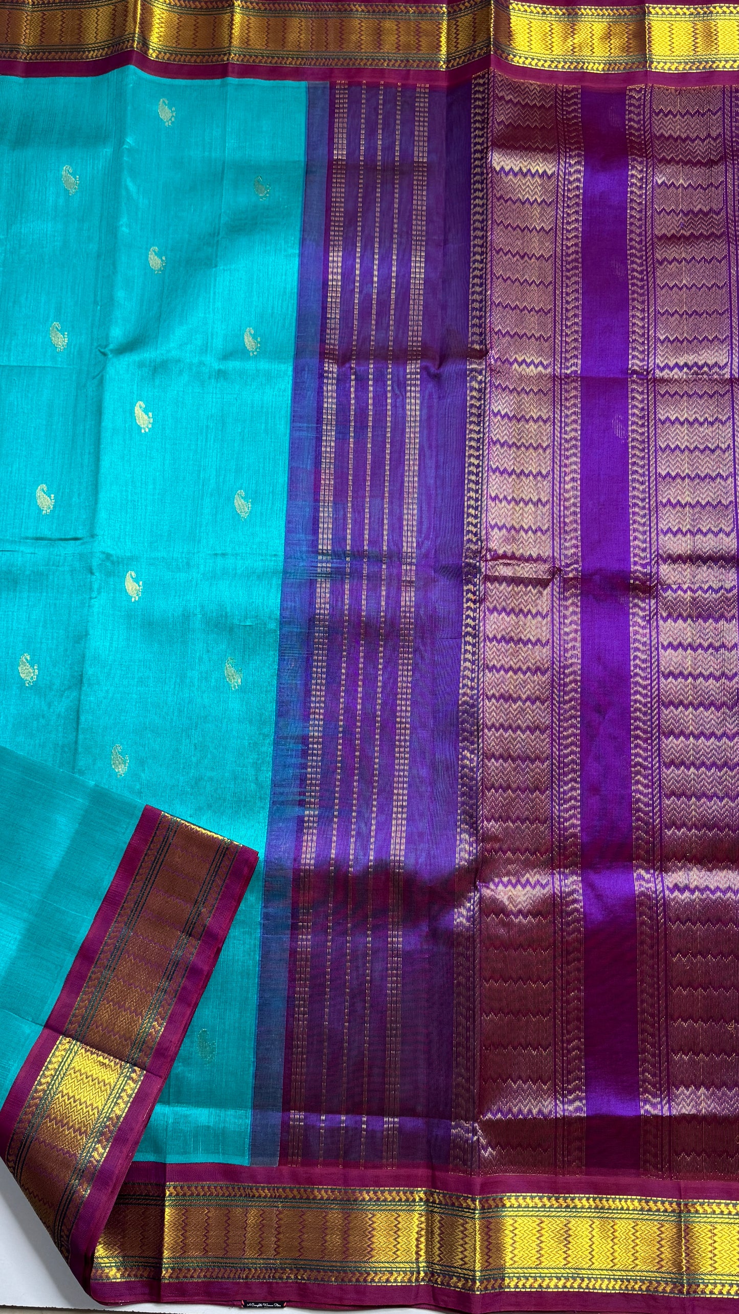 Buttas Pure Silk Cotton Saree