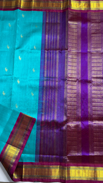 Buttas Pure Silk Cotton Saree