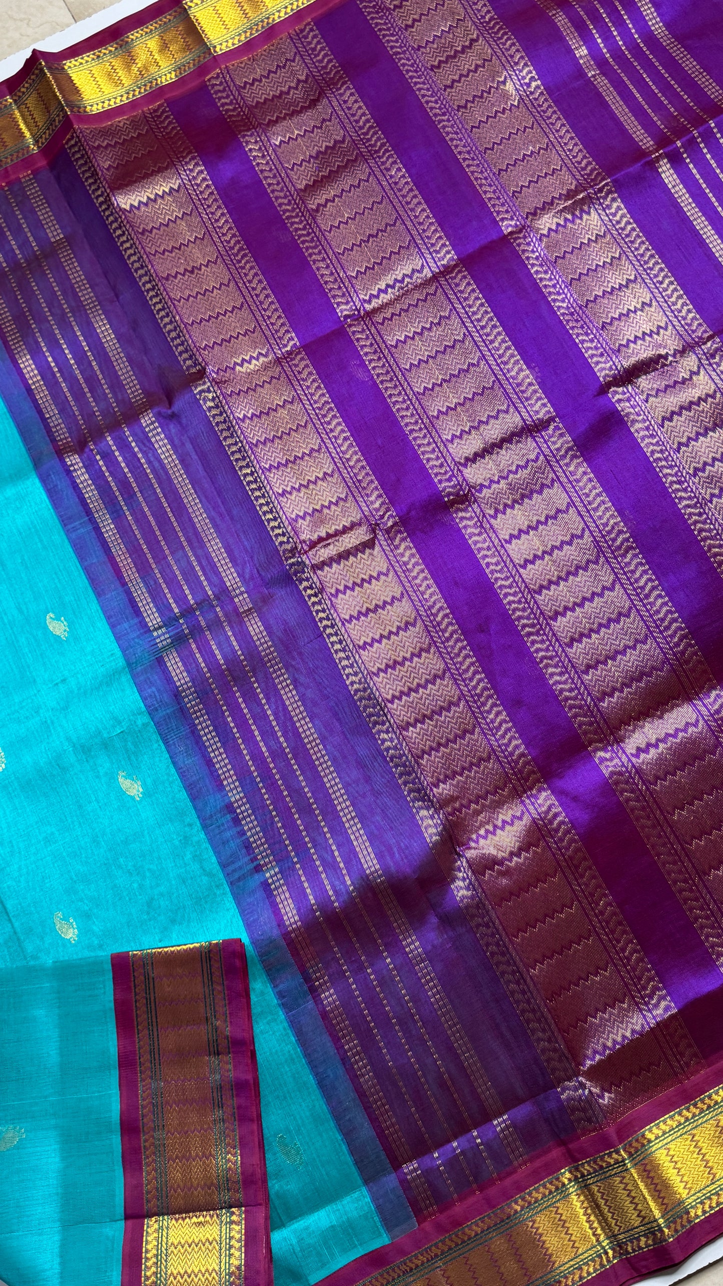 Buttas Pure Silk Cotton Saree