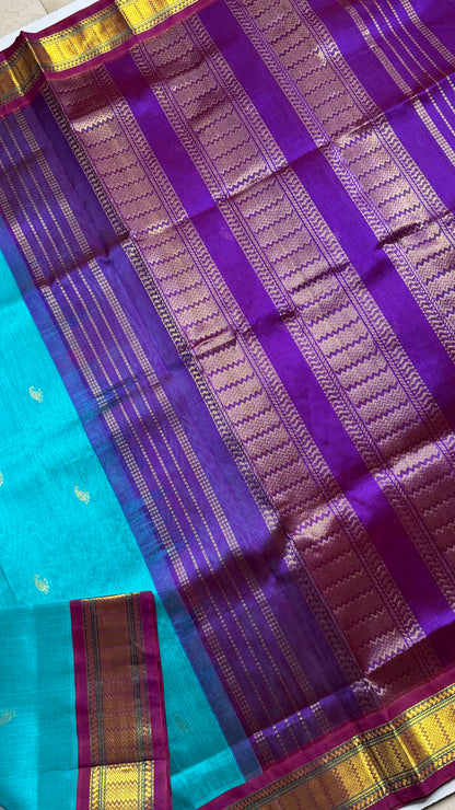 Buttas Pure Silk Cotton Saree