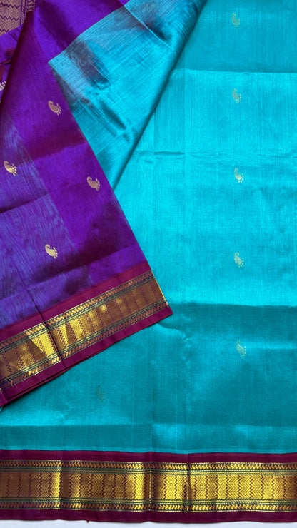 Buttas Pure Silk Cotton Saree