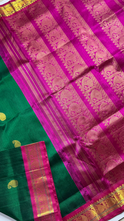 Buttas Pure Silk Cotton Saree