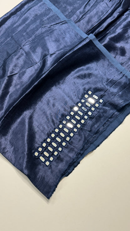 Unstitched Mirror Work  Blouse
