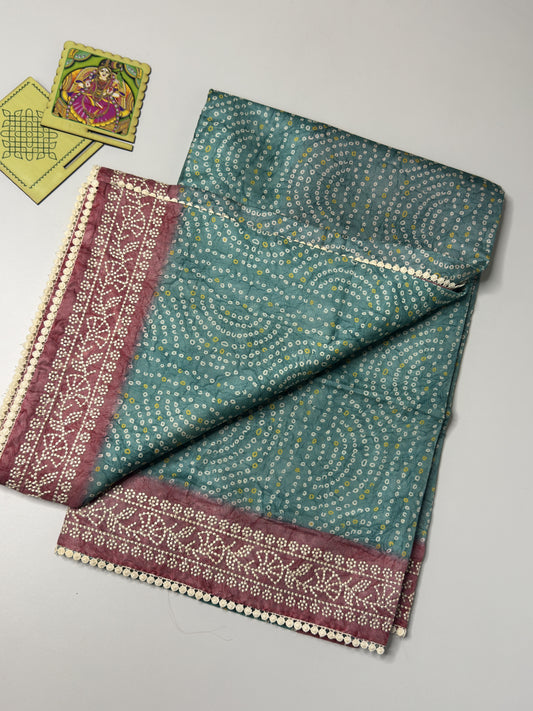 Semi Tussar Saree