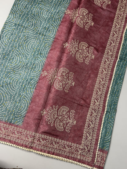 Semi Tussar Saree