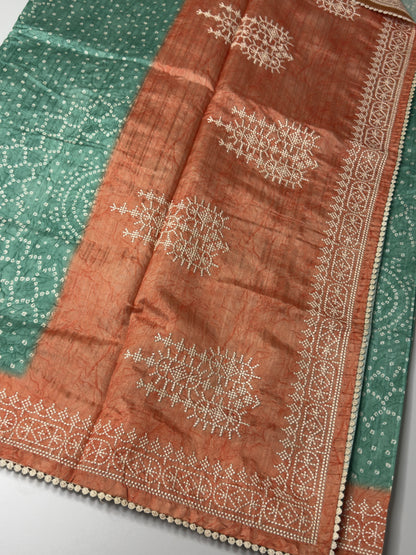 Semi Tussar Saree