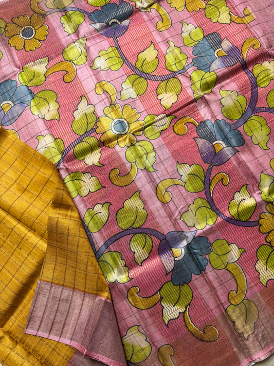 Handloom Pure Tussar Silk Saree