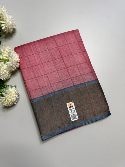 Handloom Pure Tussar Silk Saree