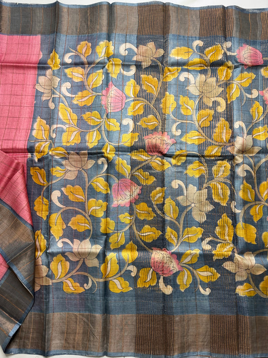 Handloom Pure Tussar Silk Saree