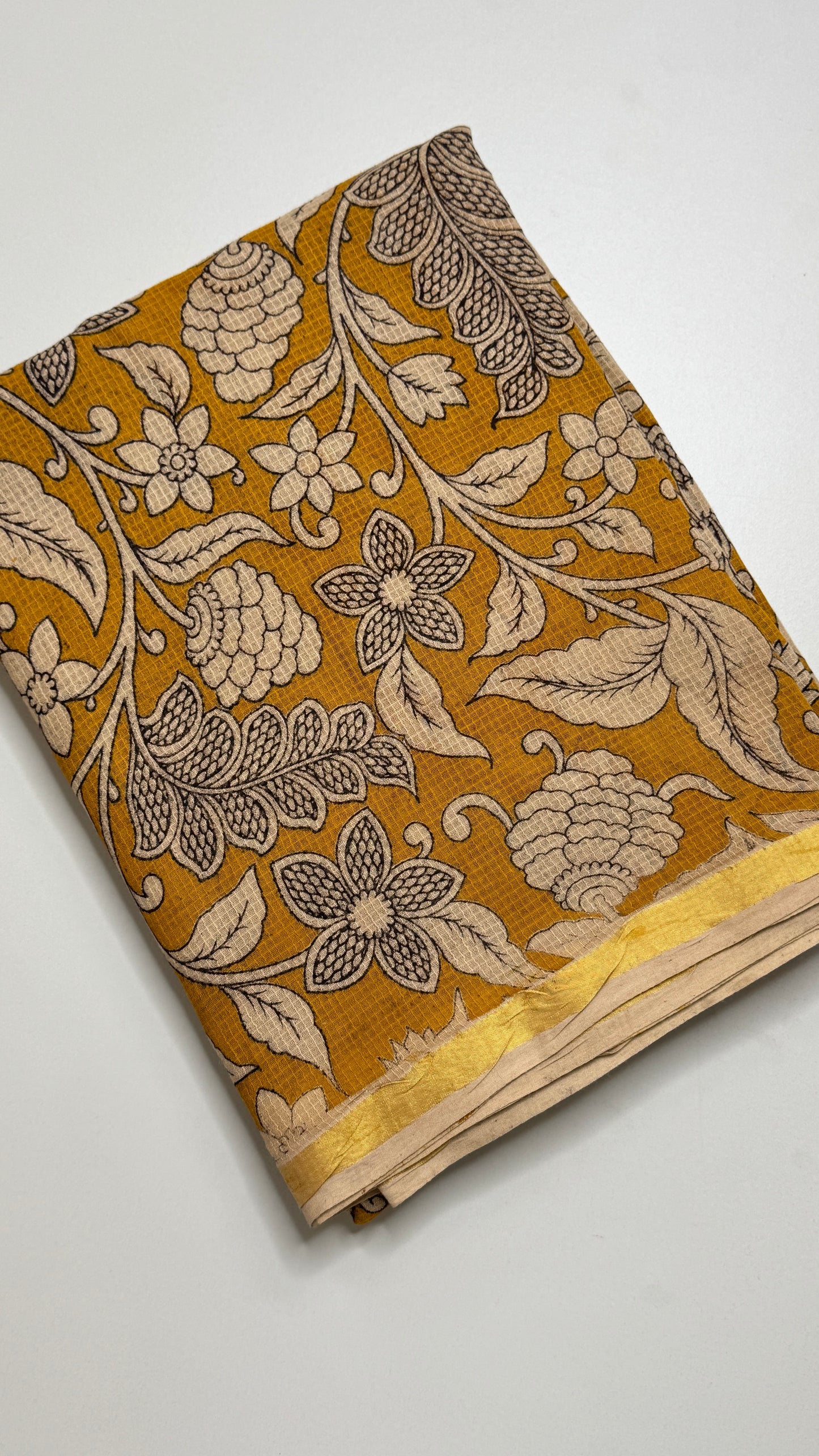 Kalamkari Printed Kota Saree