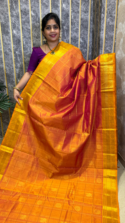 Mayil & Chakram Butta Pure Silk Cotton Saree