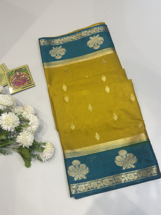 Semi Mysore Silk Saree