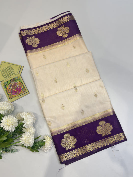 Semi Mysore Silk Saree