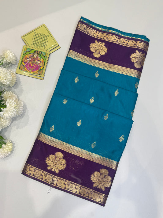 Semi Mysore Silk Saree