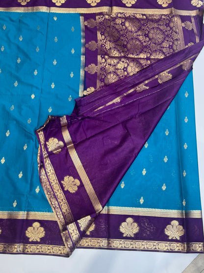 Semi Mysore Silk Saree