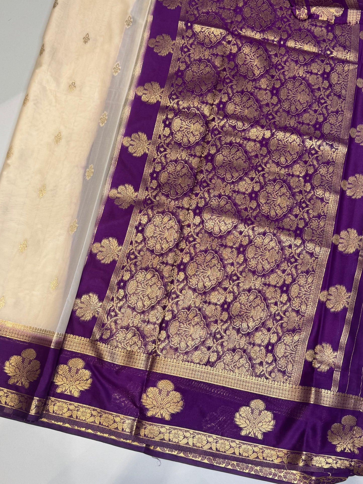 Semi Mysore Silk Saree