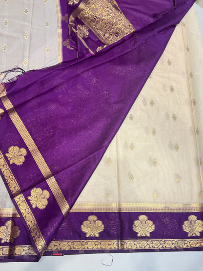 Semi Mysore Silk Saree