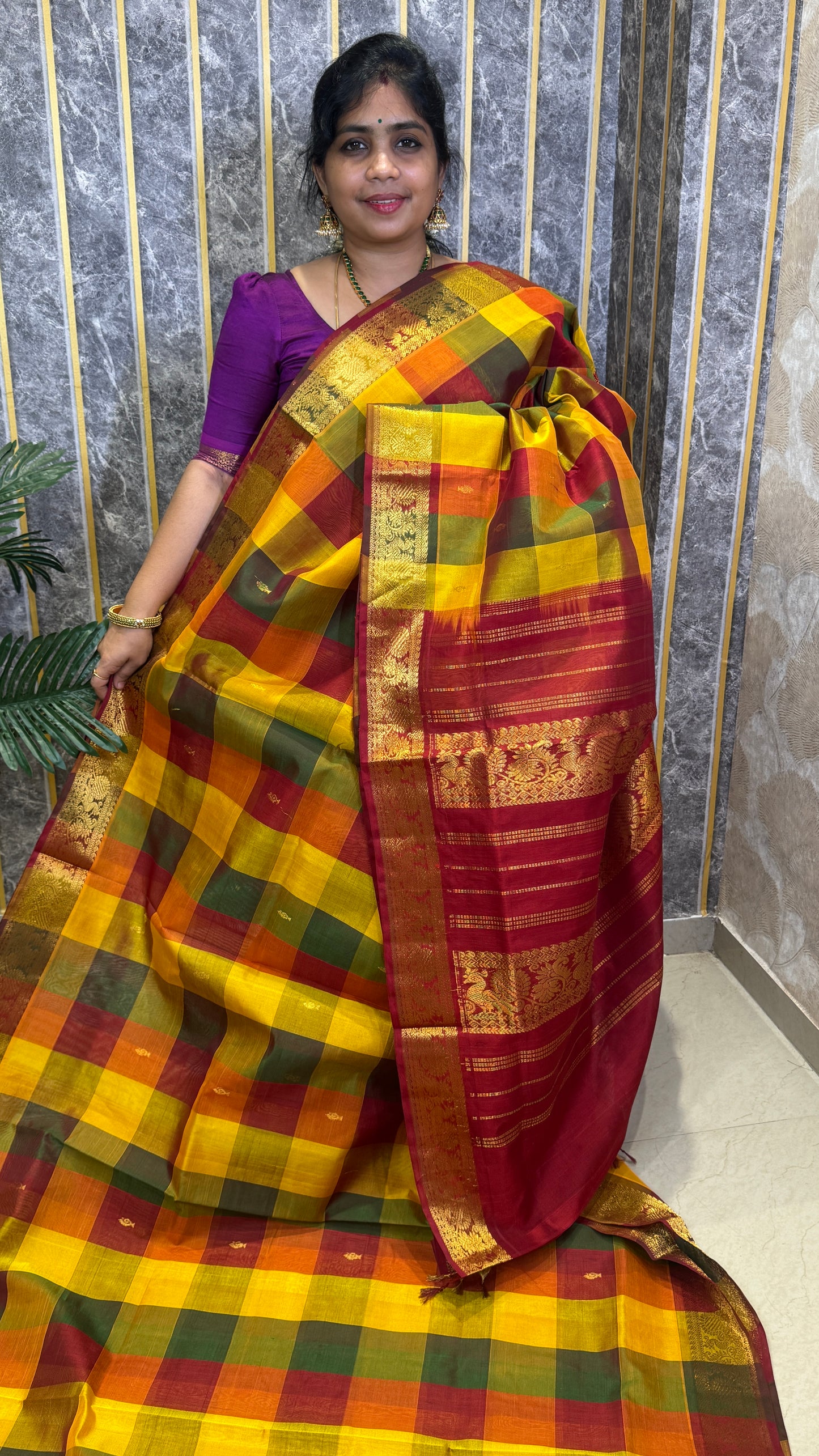 Palum Pazhamum Pure Silk Cotton Saree
