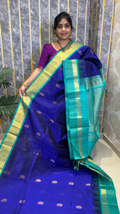 Buttas Pure Silk Cotton Saree