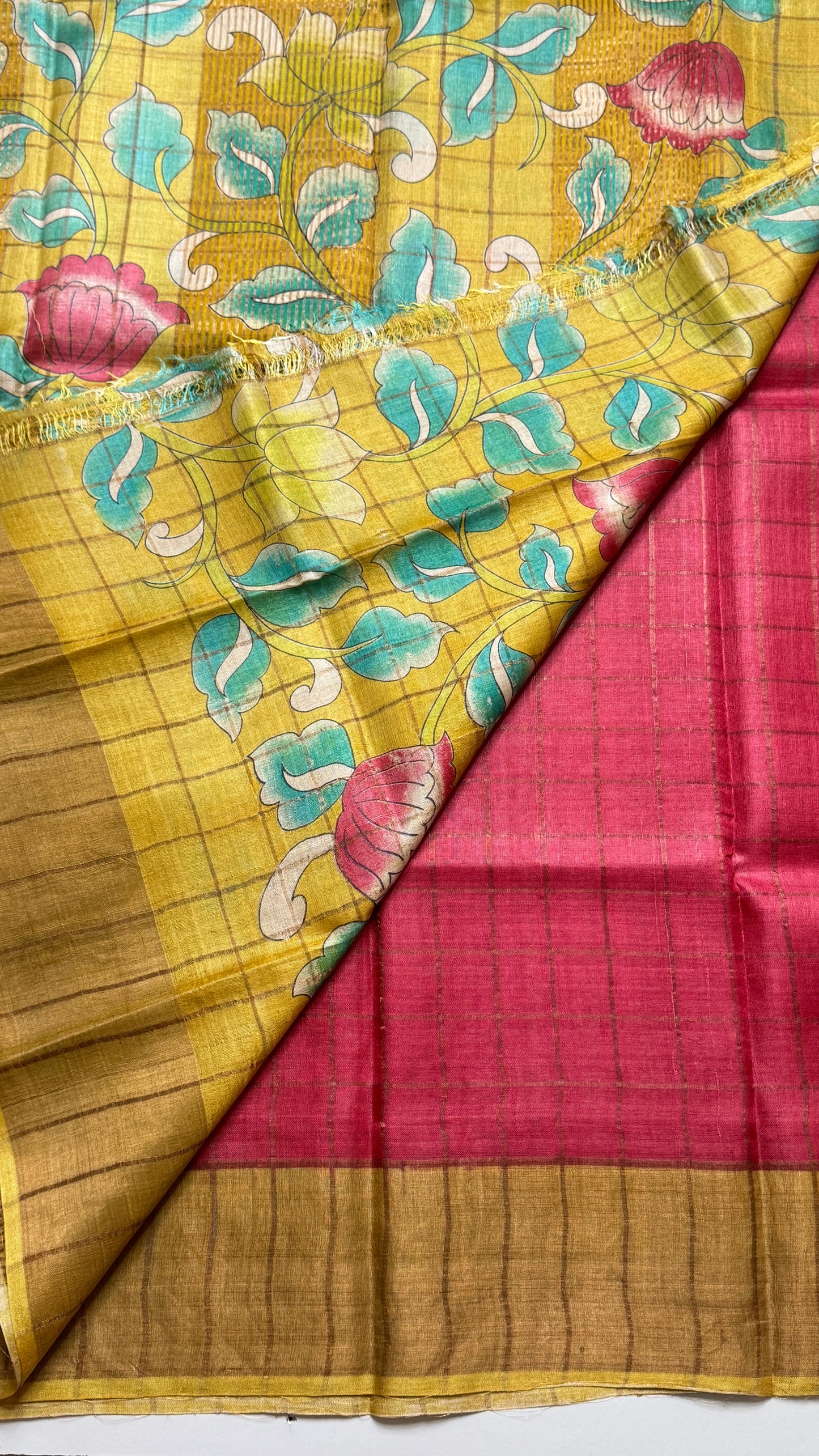 Handloom Pure Tussar Silk Saree