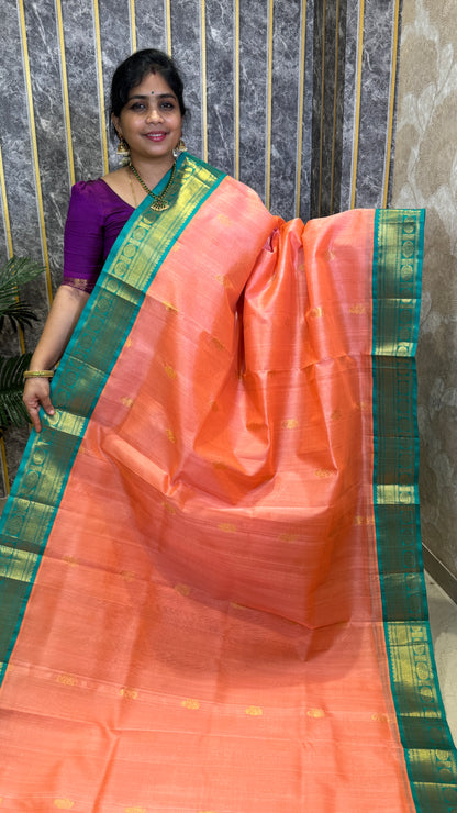 Buttas Pure Silk Cotton Saree