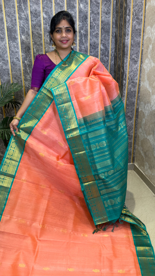 Buttas Pure Silk Cotton Saree