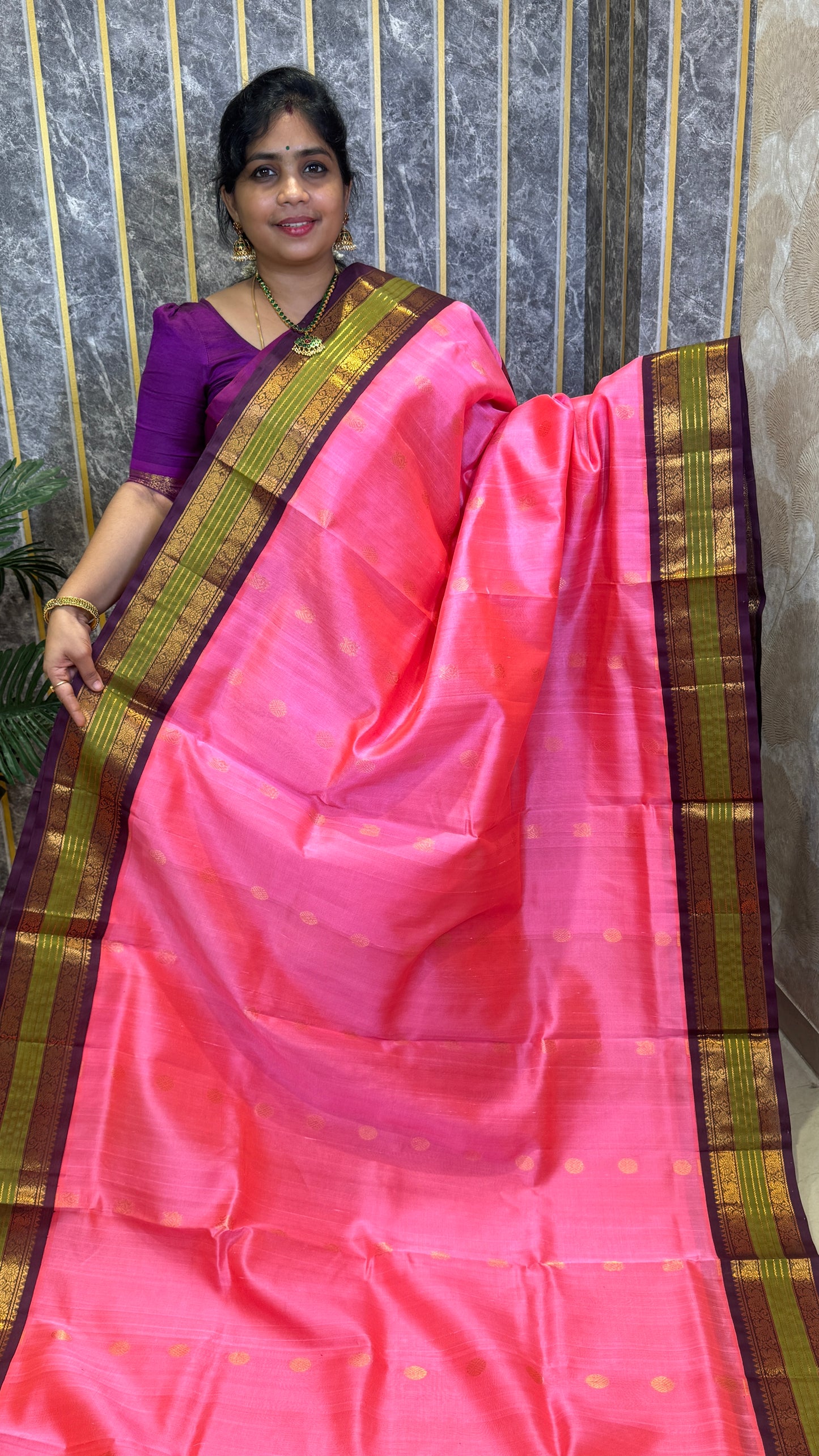 Buttas Pure Silk Cotton Saree