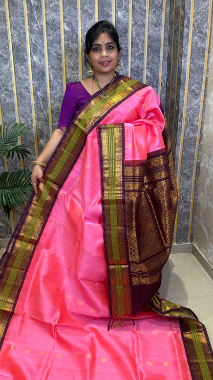 Buttas Pure Silk Cotton Saree