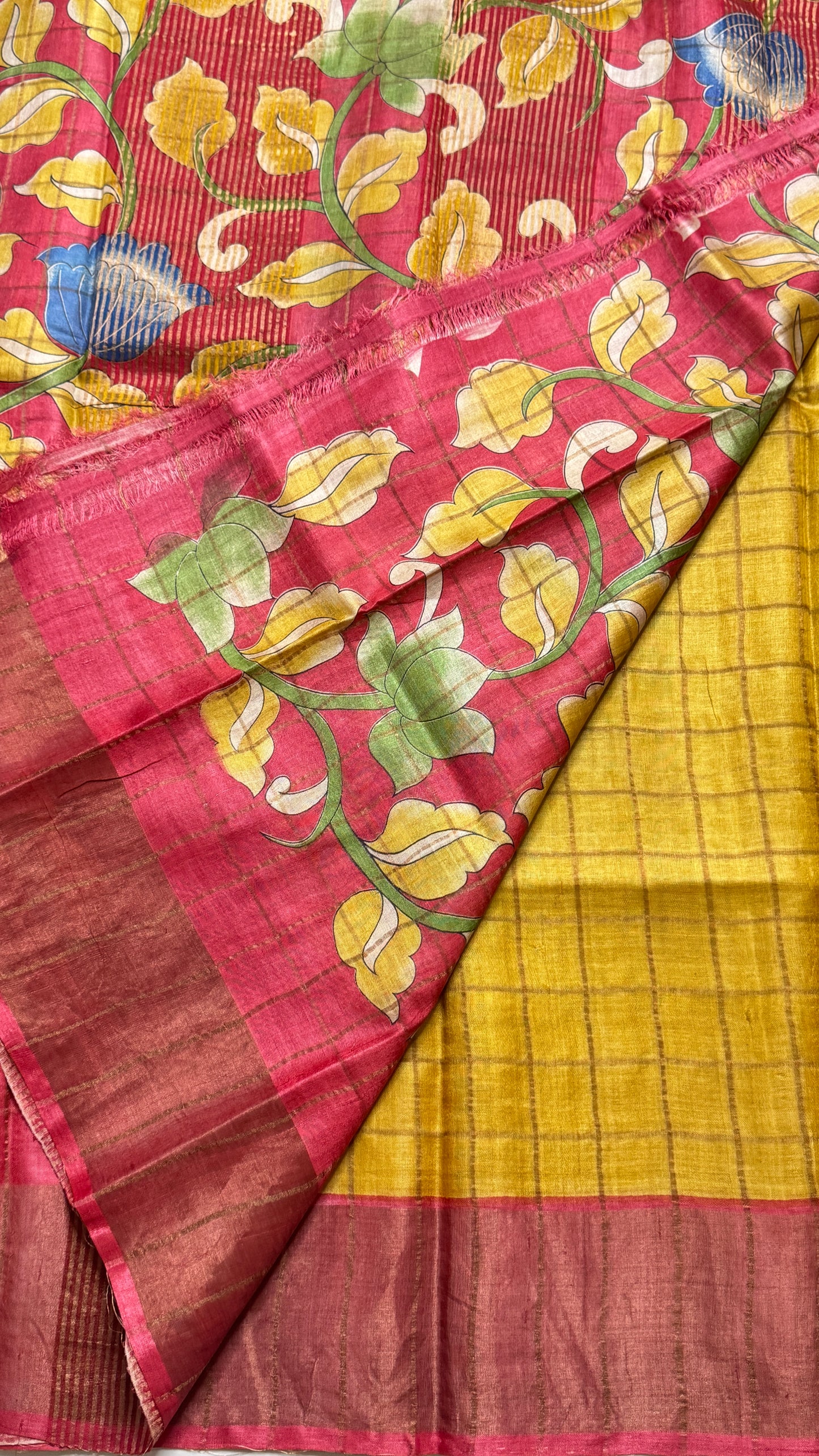 Handloom Pure Tussar Silk Saree