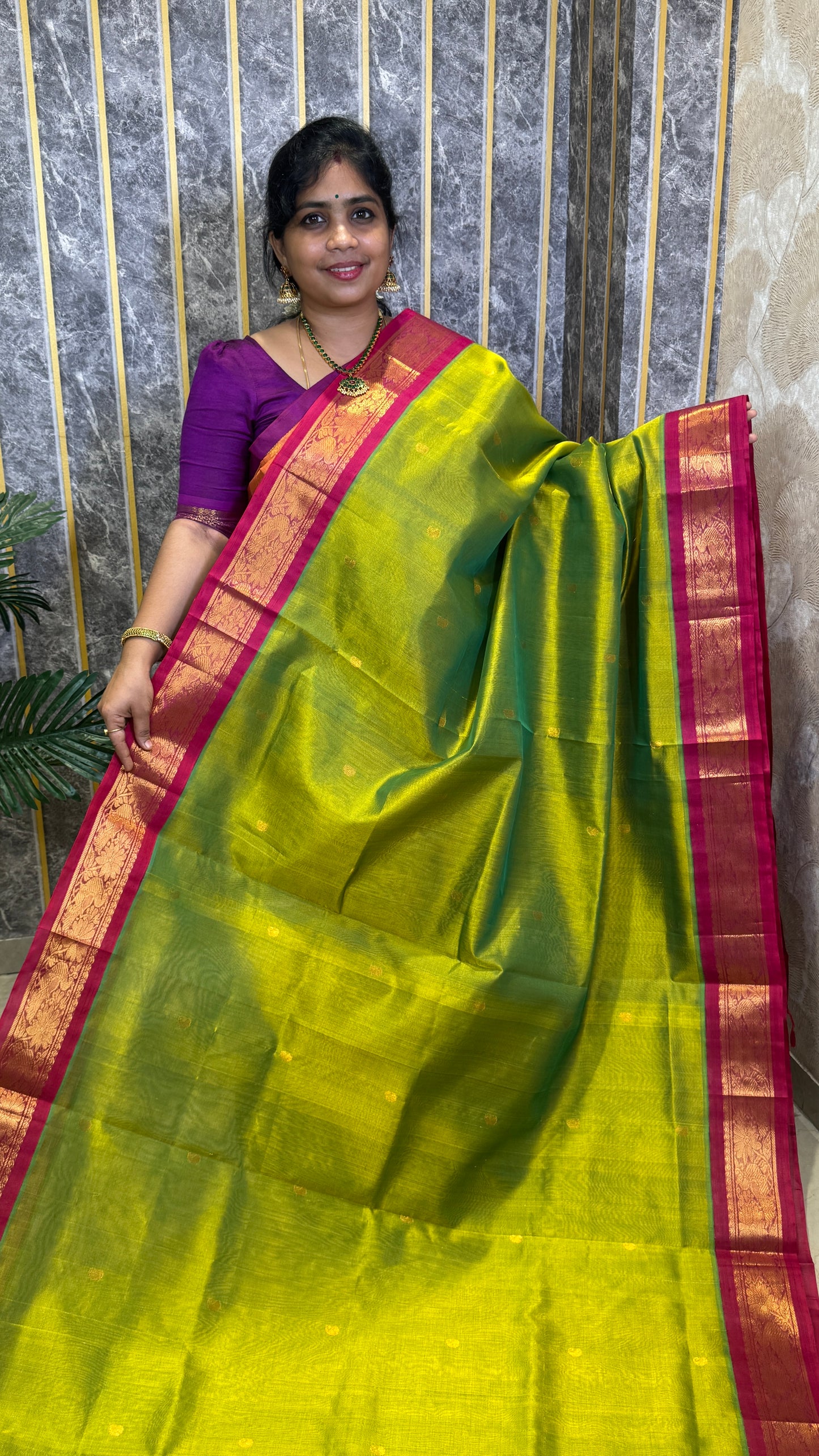 Buttas Pure Silk Cotton Saree