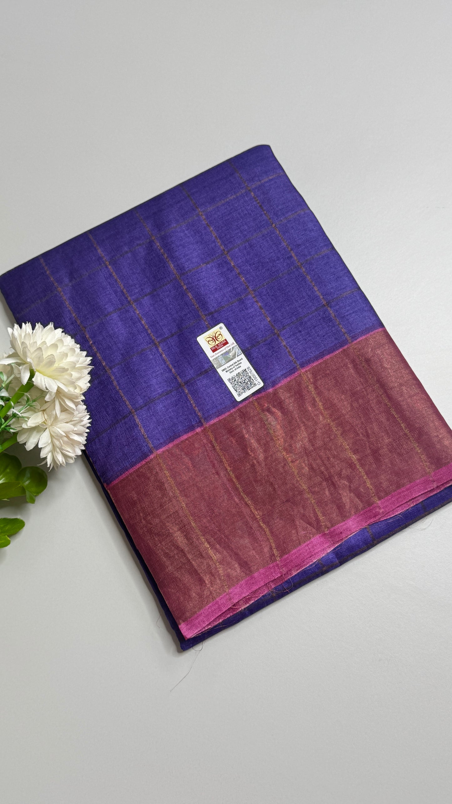 Handloom Pure Tussar Silk Saree