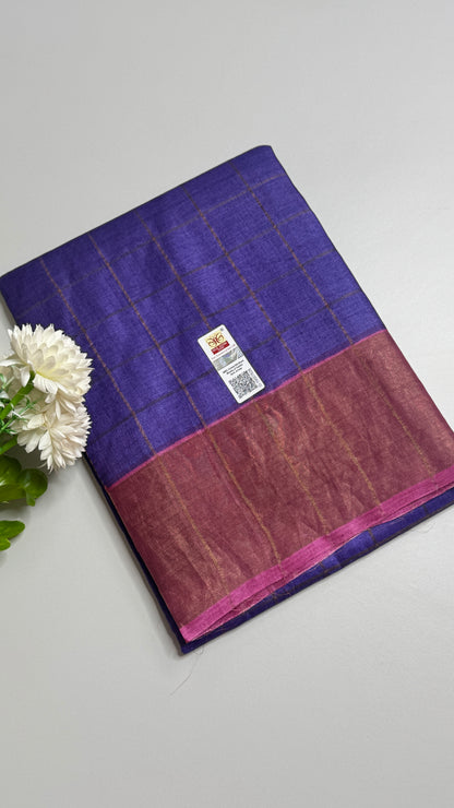 Handloom Pure Tussar Silk Saree