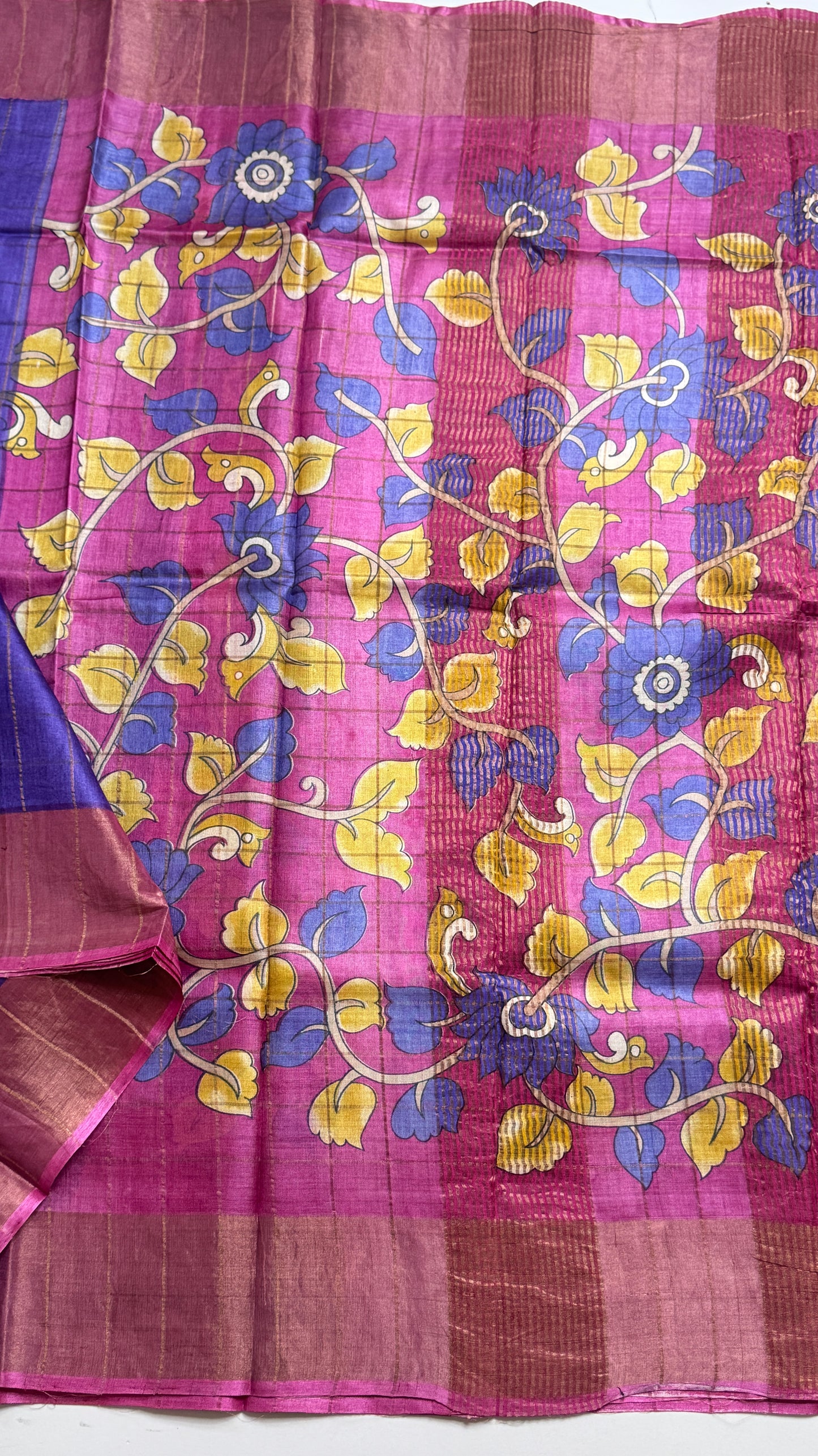 Handloom Pure Tussar Silk Saree
