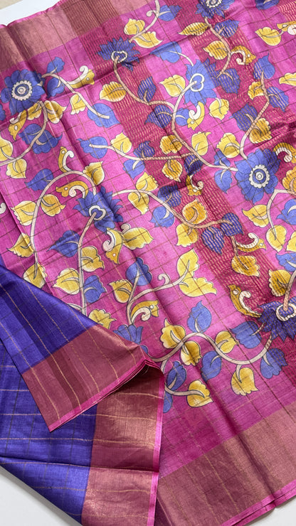 Handloom Pure Tussar Silk Saree