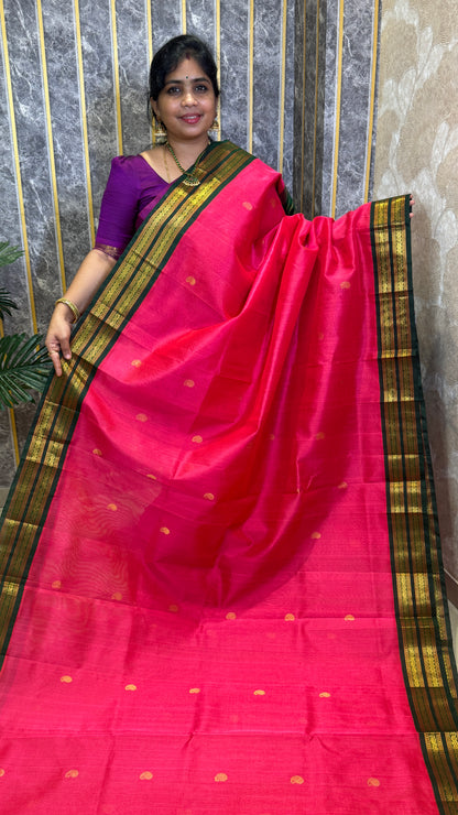 Buttas Pure Silk Cotton Saree