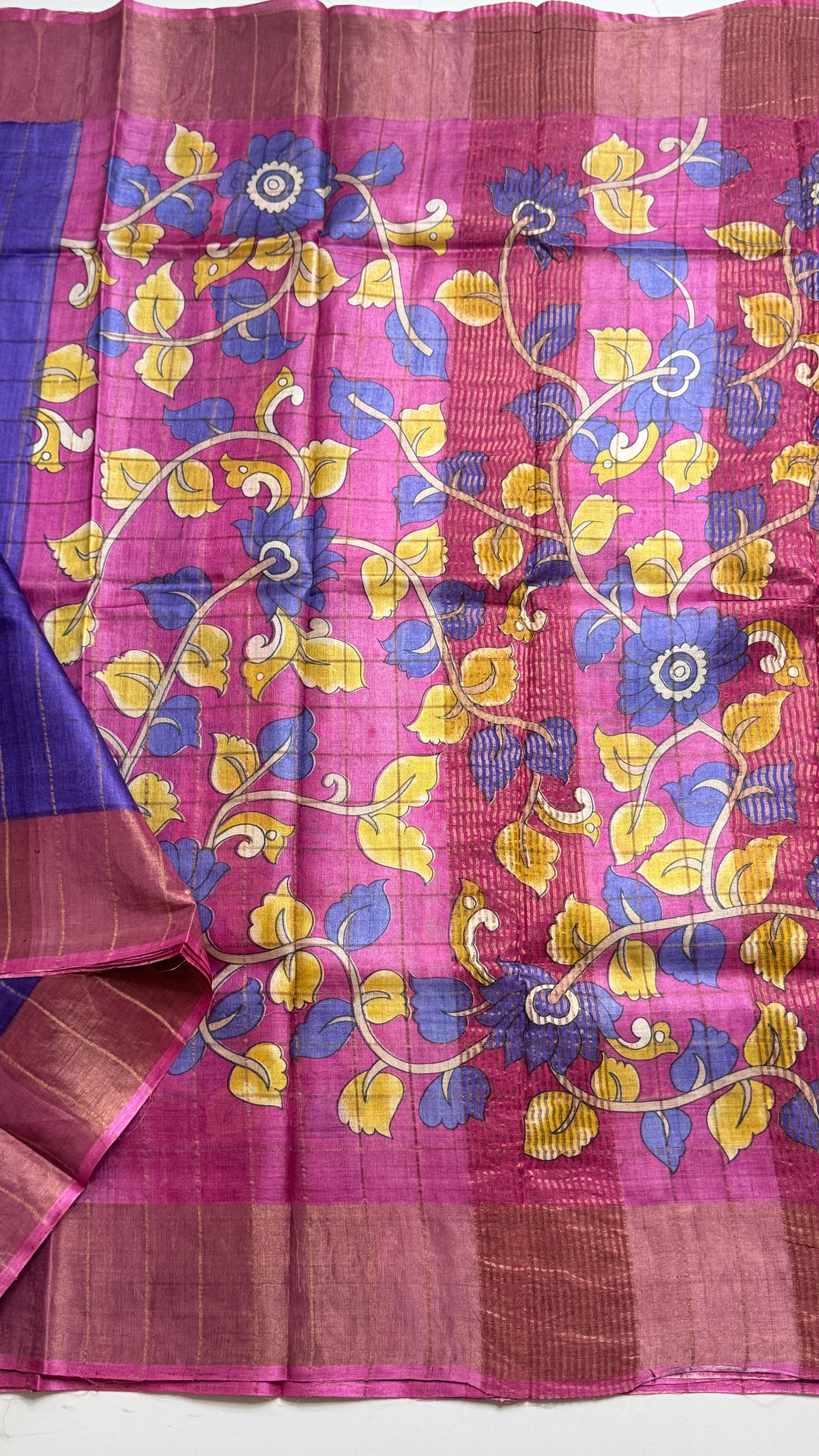 Handloom Pure Tussar Silk Saree