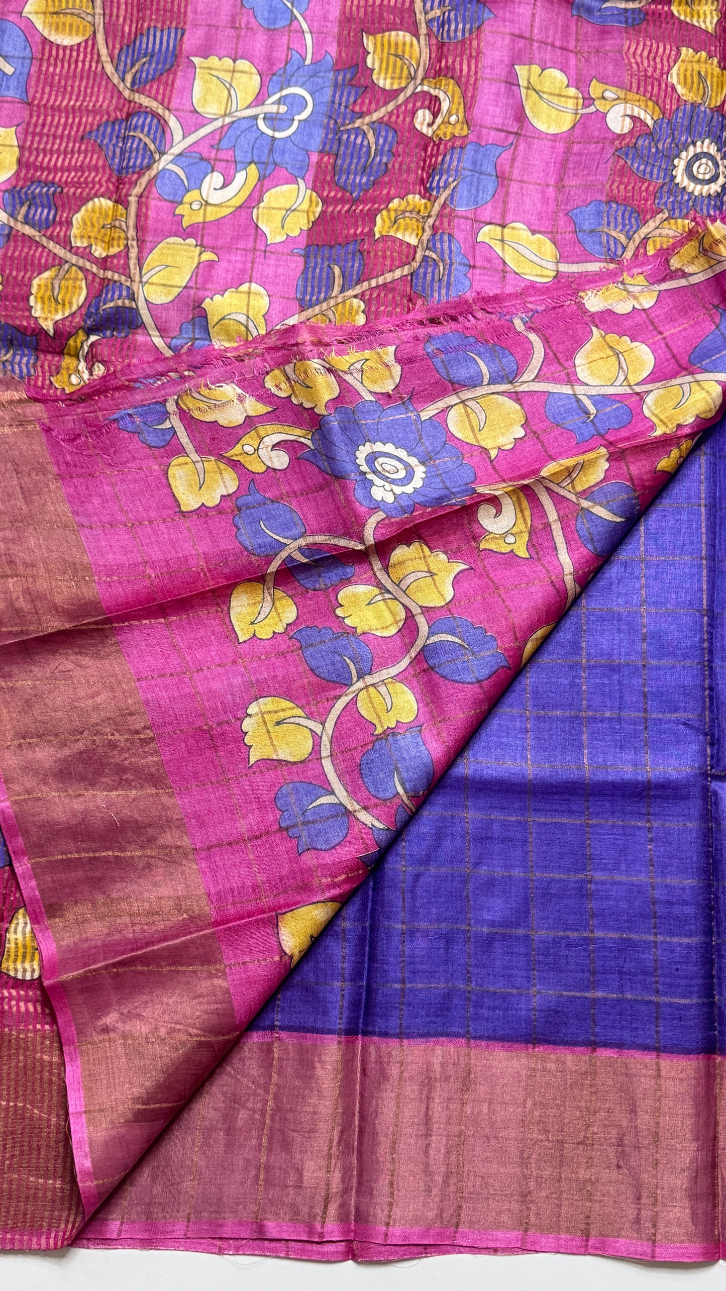 Handloom Pure Tussar Silk Saree