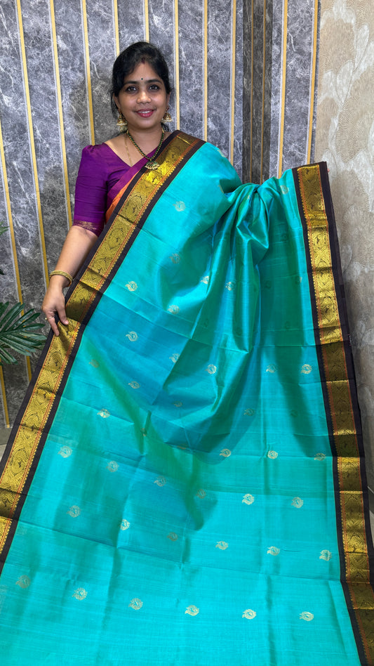 Buttas Pure Silk Cotton Saree