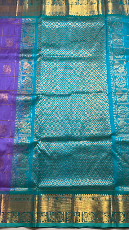 Mayil & Chakram Butta Pure Silk Cotton Saree