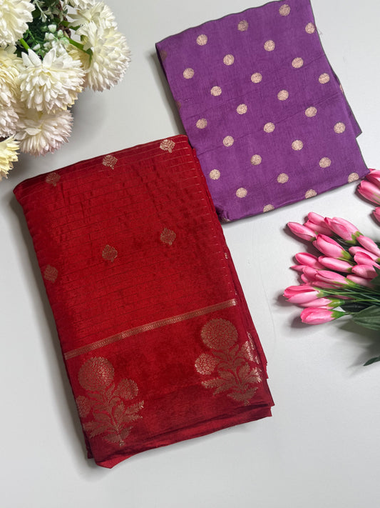 Viscose Georgette Saree